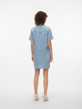 Ladda upp bild till gallerivisning, VMJENNIE Dress - Light Blue Denim